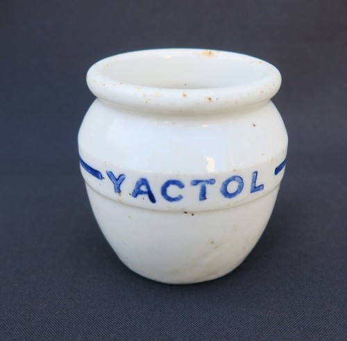 Ancien pot yaourt yactol - ancien,