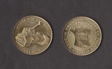 MEDAILLE JETON MONNAIE DE PARIS-MUSEE DES BLINDES-2024-LE CHAR TIGRE II-NEUVE-