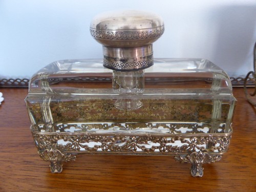 Encrier cristal massif - , &