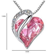 Charmant collier coeur avec