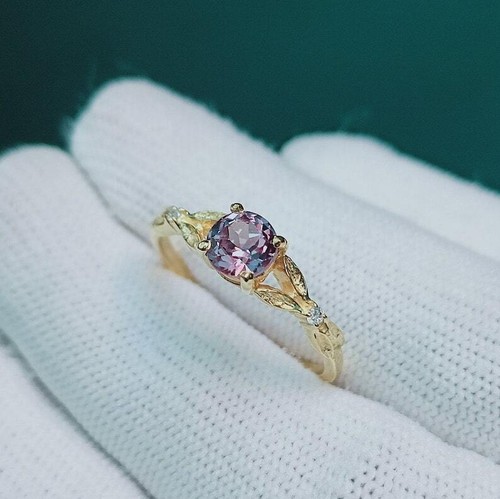 Bague alexandrite en - bague, alexandrite,