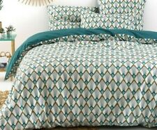 LA REDOUTE INTERIEURS Housse de couette pur percale coton imprimé 220 x 240 cm