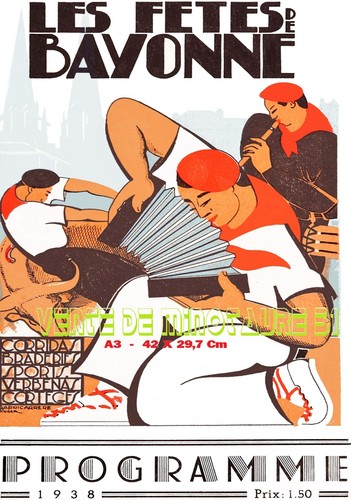 Fêtes bayonne 1938 a3 - de,