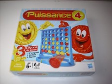 (4) JEU DE SOCIETE " PUISSANCE 4 " PAR HASBRO COMPLET EN BOITE 