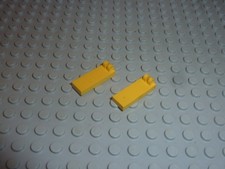 2 x LEGO Yellow Hinge Tile