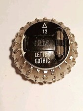 Boule pour machine à écrire IBM : 12 Letter Gothic     #24