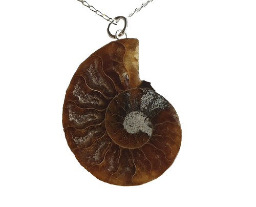 Collier pendentif tranche - pendentif, en