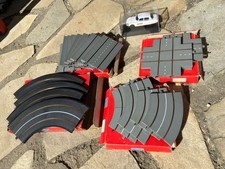TRIANG MINIC-AUTOROUTE LOT CIRCUIT SLOT VINTAGE AVEC PISTE ET VOITURE
