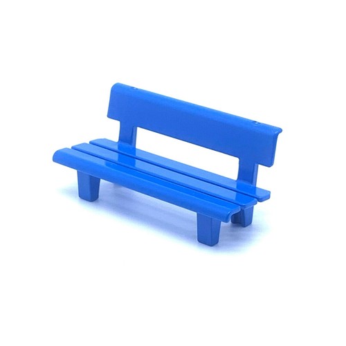 Playmobil zoo banc bleu - zoo, *