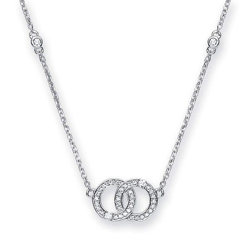 Collier blanc 9 carats - collier,