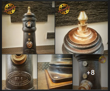 Très Ancienne Fontaine à Eau en Fonte de Jardin Public Parc... Esprit Industriel