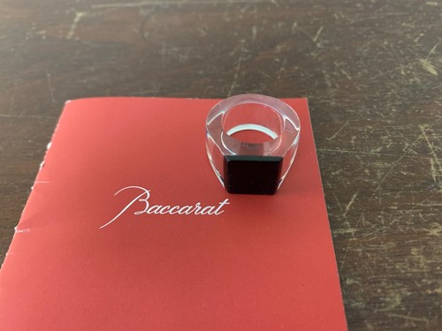 Bague chevalière cristal - en,