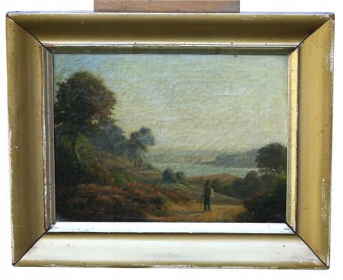 Tableau paysage romantique - tableau,