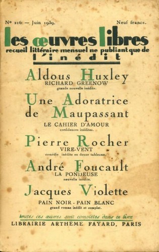Les oeuvres libres 216 - les,