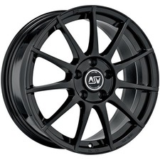 JANTES ROUES MSW MSW 85 POUR VOLKSWAGEN GOLF V R32 7X17 5X112 GLOSS BLACK 4BL