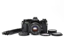 Programme Canon AE-1 noir NFD 50mm f1.8 testé, nouveaux joints Japon 【N.Mint】...