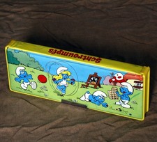 Les SCHTROUMPFS PEYO Plumier Vintage Trousse d'écolier Collector par Michel OKS
