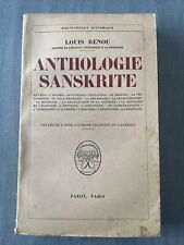 Anthologie Sanskrite Par Louis