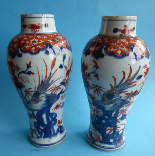 Paire vase porcelaine - paire, de