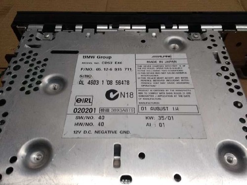 65126915711 autoradio pour bmw - 65126915711,