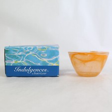 Partylite Indulgences Exhilaration Orange Swirl Verre Bougeoir À Bougie P7166