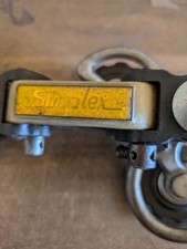 Dérailleur arrière vélo ancien vintage SIMPLEX PRESTIGE