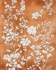 Affiche art mural floral en