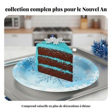 Vaisselle Nouvel An, assiettes