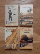 Lot 4 livres Christian Jacq