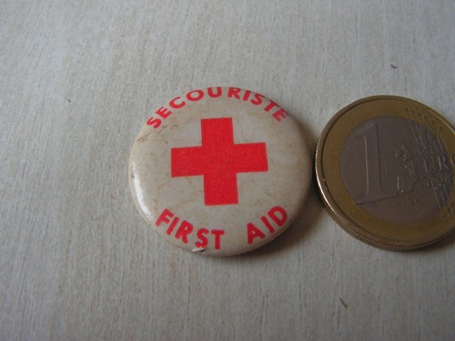 Croix rouge badge secouriste - rouge,