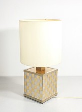 ⚜️ Lampe Abat Jour Design Italie Style Willy Rizzo Métal Chromé Années 1970