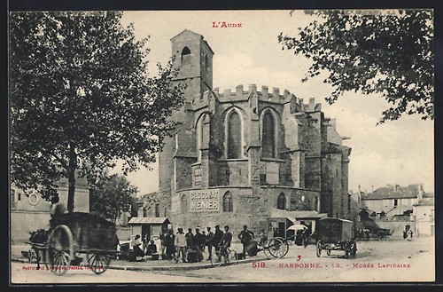Cpa narbonne aude musée - cpa,