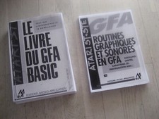 lot 2 manuels gfa basic atari