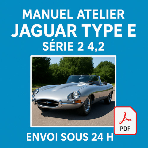 Manuel atelier jaguar série - atelier,