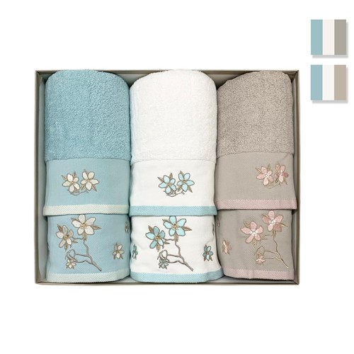 Set serviettes bain - 3, +