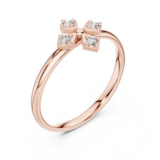 Bague diamant certifié
