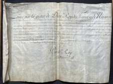 LOUIS XV – Lettre signée