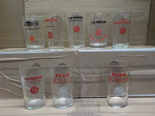 Verre ancien biere - 8,