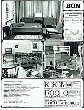 PUBLICITE ADVERTISING 126  1969   les chambres a coucher Meubles Roche & Bobois