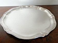 Plateau métal argenté - plateau,