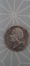 5 FRANCS 1820A - LOUIS XVIII -