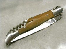 LAGUIOLE ATLAS COUTEAU DE POCHE TIRE BOUCHON LAME FORGE KNIFE CORKSCREW
