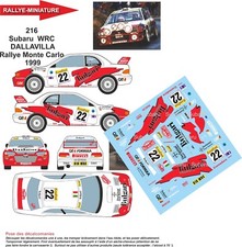 DECALS 1/32 REF 0216 SUBARU