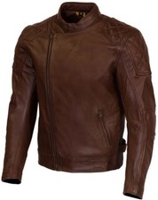 Veste en cuir de moto Merlin