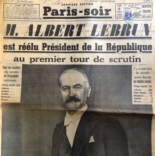 Journal paris soir 1939 - journal, paris-soir