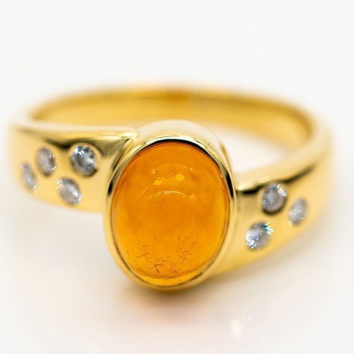 Bague 585 14k - 1, opale