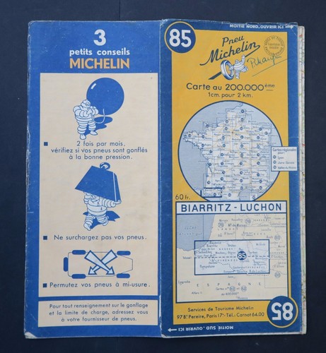 Carte michelin old map - old,