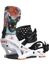 Attaches Snowboard All Mountain Freeride JONES METEORITE RALLY CAT Blanc 2026