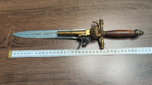 Dague pistolet silex - a, (