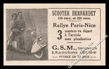Publicité SCOOTER BERNARDET